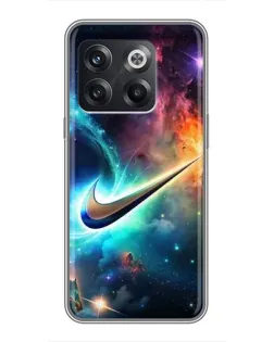 Чохол для OnePlus 10T з картинкою «Космічний Nike Swoosh»
