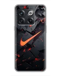 Чохол для OnePlus 10T з картинкою «Nike — ефект розломів»