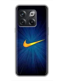 Чохол для OnePlus 10T з картинкою «Синій пульс Nike»
