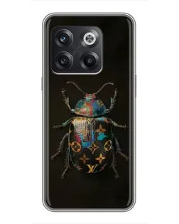 Чехол для OnePlus 10T с картинкой «LV — мраморный принт»