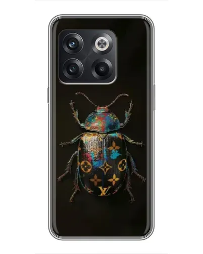 Чехол для OnePlus 10T с картинкой «LV — мраморный принт» Чехол для OnePlus 10T с картинкой «LV — мраморный принт»