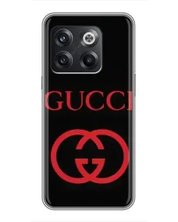 Чохол для OnePlus 10T з картинкою «Gucci — червоний логотип»
