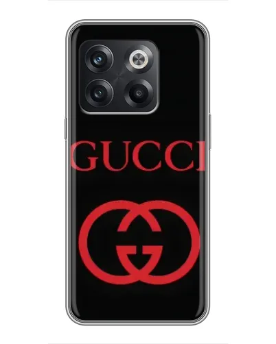 Чохол для OnePlus 10T з картинкою «Gucci — червоний логотип» Чохол для OnePlus 10T з картинкою «Gucci — червоний логотип»