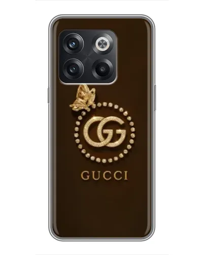 Чохол для OnePlus 10T з картинкою «Gucci — золотий метелик» Чохол для OnePlus 10T з картинкою «Gucci — золотий метелик»