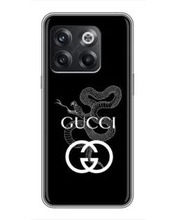 Чохол для OnePlus 10T з картинкою «Gucci — срібна змія»