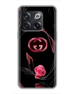 Чохол для OnePlus 10T з картинкою «Gucci — неонова троянда»