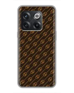 Чохол для OnePlus 10T з картинкою «Gucci — золоті діагоналі»