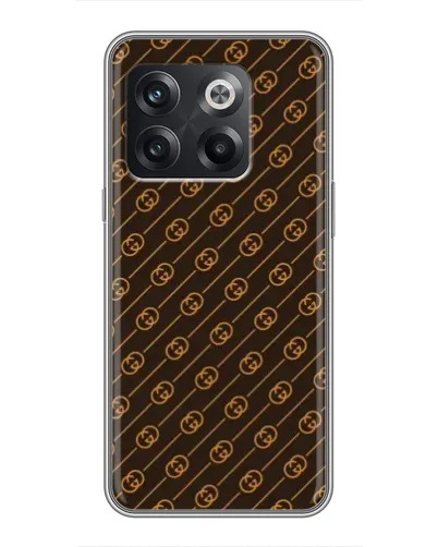 Чохол для OnePlus 10T з картинкою «Gucci — золоті діагоналі» Чохол для OnePlus 10T з картинкою «Gucci — золоті діагоналі»