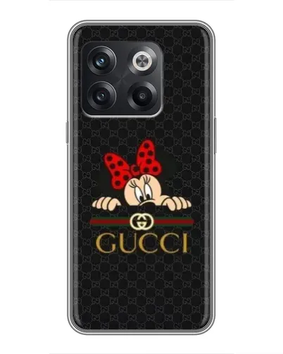 Чохол для OnePlus 10T з картинкою «Мінні Маус Gucci — чорний» Чохол для OnePlus 10T з картинкою «Мінні Маус Gucci — чорний»