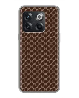 Чехол для OnePlus 10T с картинкой «Gucci — шоколадная сетка»