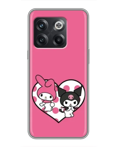 Чохол для OnePlus 10T з картинкою «Kuromi та My Melody» Чохол для OnePlus 10T з картинкою «Kuromi та My Melody»