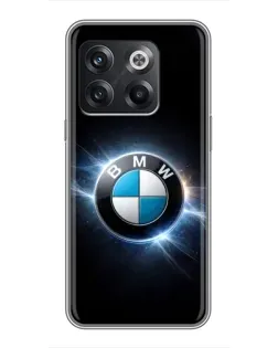 Чохол для OnePlus 10T з картинкою «BMW — неонове сяйво»