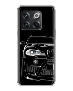 Чохол для OnePlus 10T з картинкою «Темний силует BMW»