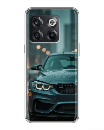 Чохол для OnePlus 10T з картинкою «BMW у вогнях міста»