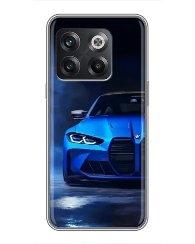 Чохол для OnePlus 10T з картинкою «Блакитна BMW M4»