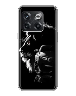 Чохол для OnePlus 10T з картинкою «BMW та лев»