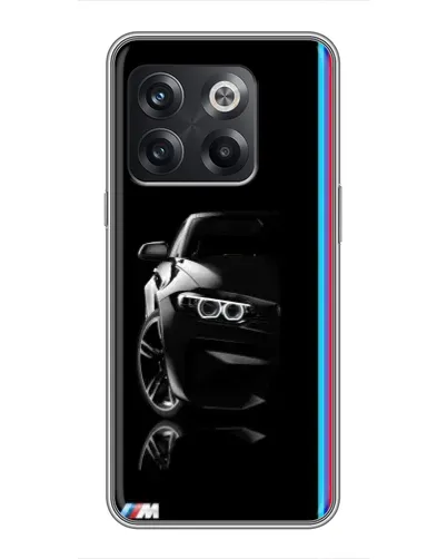 Чохол для OnePlus 10T з картинкою «Силует BMW в темряві»