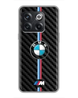Чохол для OnePlus 10T з картинкою «Емблема BMW та карбон»