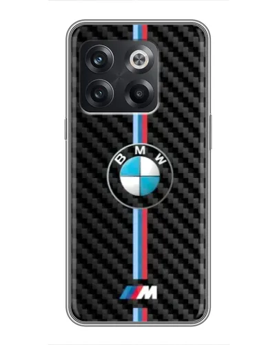 Чохол для OnePlus 10T з картинкою «Емблема BMW та карбон»