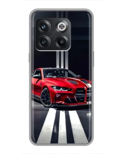Чохол для OnePlus 10T з картинкою «Червона BMW на дорозі»