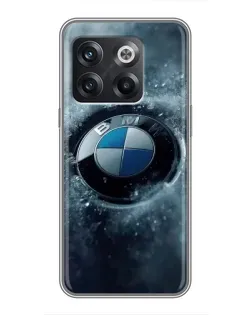 Чохол для OnePlus 10T з картинкою «Логотип BMW — лід»