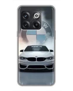 Чохол для OnePlus 10T з картинкою «BMW в білому диму»