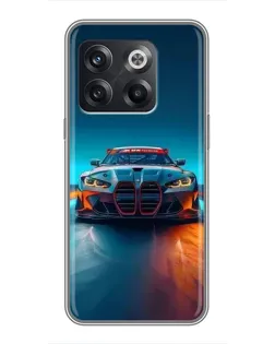 Чохол для OnePlus 10T з картинкою «BMW — вогні неону»