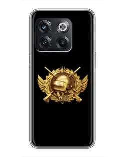 Чохол для OnePlus 10T з картинкою «PUBG — помаранчевий градієнт»