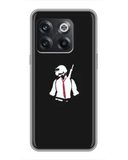 Чохол для OnePlus 10T з картинкою «PUBG — силует воїна»