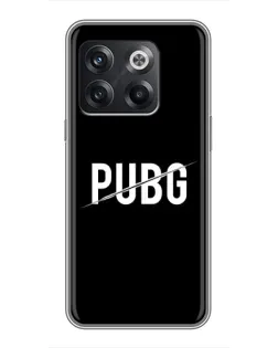 Чохол для OnePlus 10T з картинкою «PUBG — білий логотип»