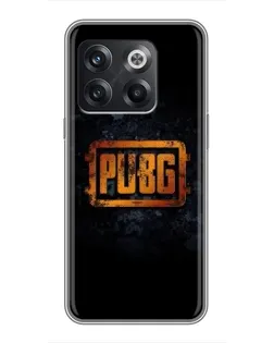Чохол для OnePlus 10T з картинкою «PUBG — золотий логотип»
