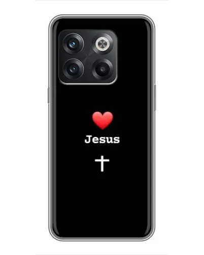 Чохол для OnePlus 10T з картинкою «Серце - Jesus»
