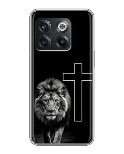 Чохол для OnePlus 10T з картинкою «Лев та Хрест»