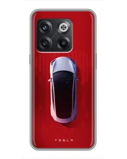 Чохол для OnePlus 10T з картинкою «Tesla Top View»