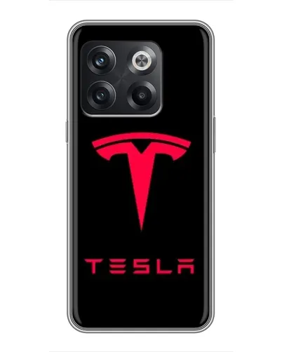 Чохол для OnePlus 10T з картинкою «Tesla Red Logo» Чохол для OnePlus 10T з картинкою «Tesla Red Logo»