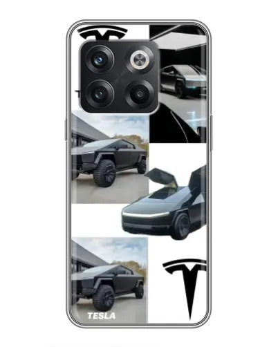 Чохол для OnePlus 10T з картинкою «Колаж Cybertruck Tesla» Чохол для OnePlus 10T з картинкою «Колаж Cybertruck Tesla»
