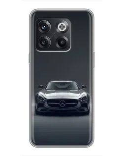 Чохол для OnePlus 10T з картинкою «Mercedes на чорному»