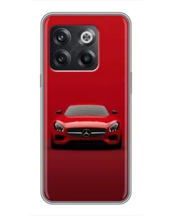 Чохол для OnePlus 10T з картинкою «Червоний Mercedes AMG»