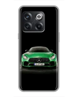 Чохол для OnePlus 10T з картинкою «Mercedes — неоновий лого»