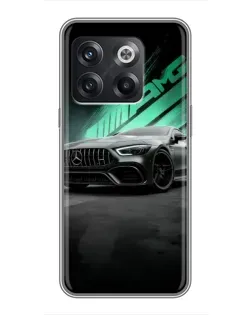 Чохол для OnePlus 10T з картинкою «Темний Mercedes AMG»