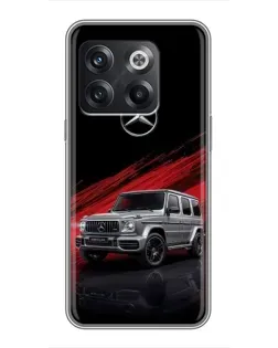 Чохол для OnePlus 10T з картинкою «Mercedes G-Class червоний»