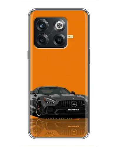 Чохол для OnePlus 10T з картинкою «Помаранчевий Mercedes AMG»