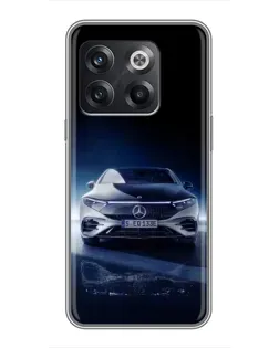 Чохол для OnePlus 10T з картинкою «Нічний Mercedes EQ»