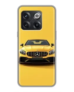 Чохол для OnePlus 10T з картинкою «Жовтий Mercedes GT»