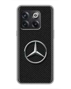 Чохол для OnePlus 10T з картинкою «Карбоновий Mercedes стиль»