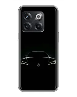 Чохол для OnePlus 10T з картинкою «Mercedes — силует авто»
