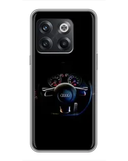Чохол для OnePlus 10T з картинкою «Салон Audi — кермо» Чохол для OnePlus 10T з картинкою «Салон Audi — кермо»