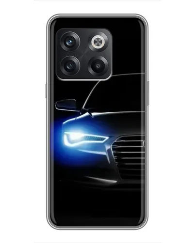 Чохол для OnePlus 10T з картинкою «Неоновий погляд Audi»