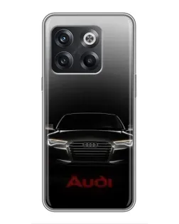 Чохол для OnePlus 10T з картинкою «Audi — градієнтний контур»