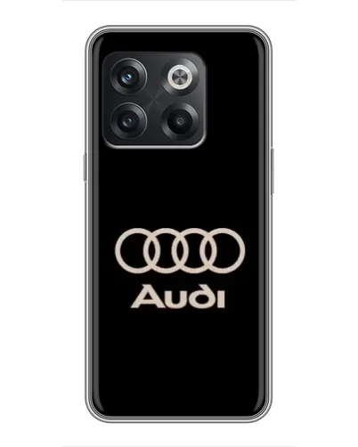 Чохол для OnePlus 10T з картинкою «Audi — золотий логотип»